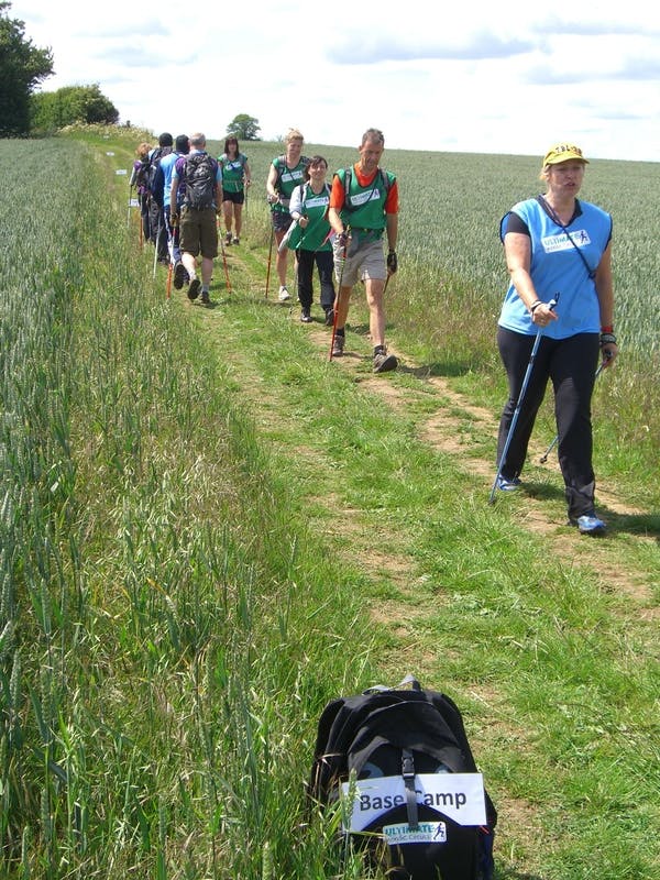 Nordic workout walk in Epping Forest